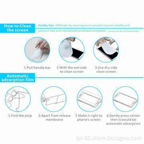 0.2mm tempered glass film for mobile phone